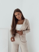 Komplet premium spodnie + bluza Kate I Beżowy