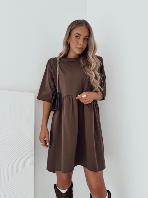 Sukienka Basari I Czekoladowa