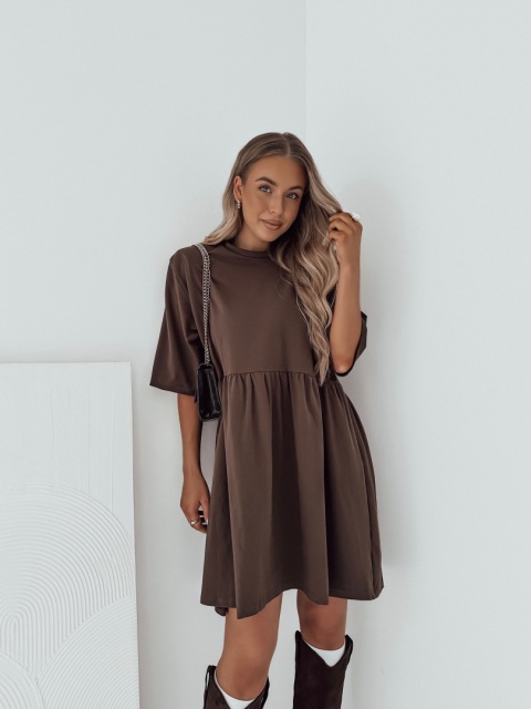Sukienka Basari I Czekoladowa