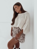 Sweter z wełną Cozy I Ecrue