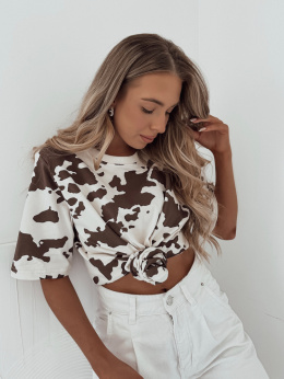 T-shirt Cow w zestawie z gumką do włosów