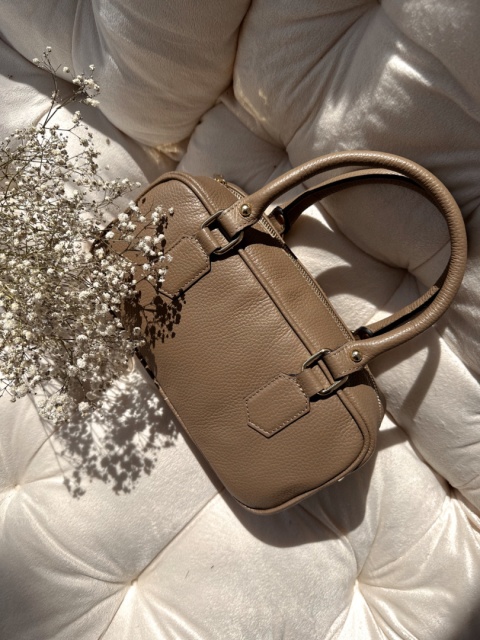 Torebka Tiffani ze skóry naturalnej I Brąz